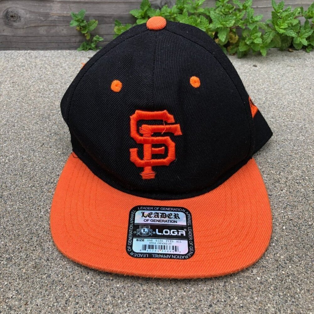 LEADER San Francisco Giants MLB Snapback Hat Men's One Size Black Adjustable Cap